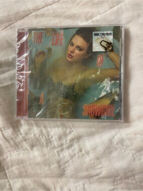 Taylor Swift The Life of a Showgirl CD - Aqua & Coral Cover